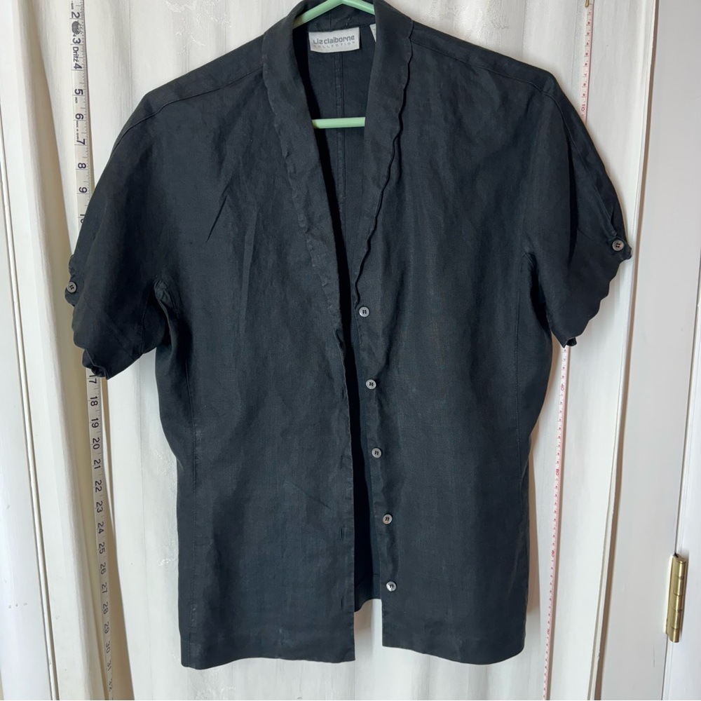 Vintage Liz Claiborne Women's Linen Shirt
